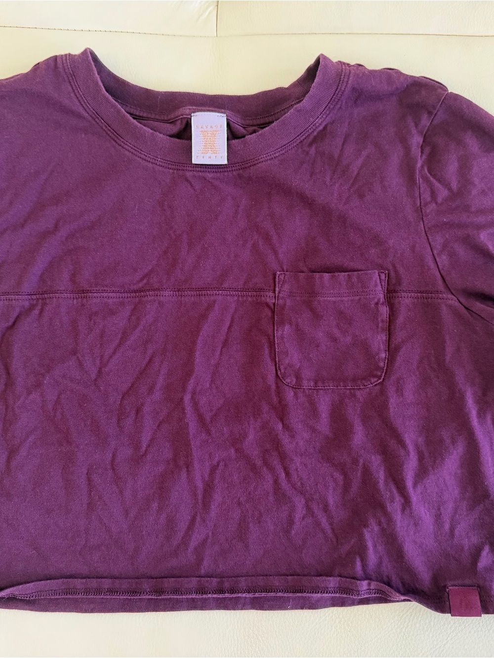 Savage X Fenty Plum Crewneck Tee